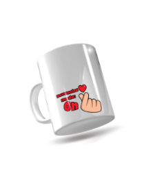 Trabalho realizado: Caneca de porcelana com DTF UV